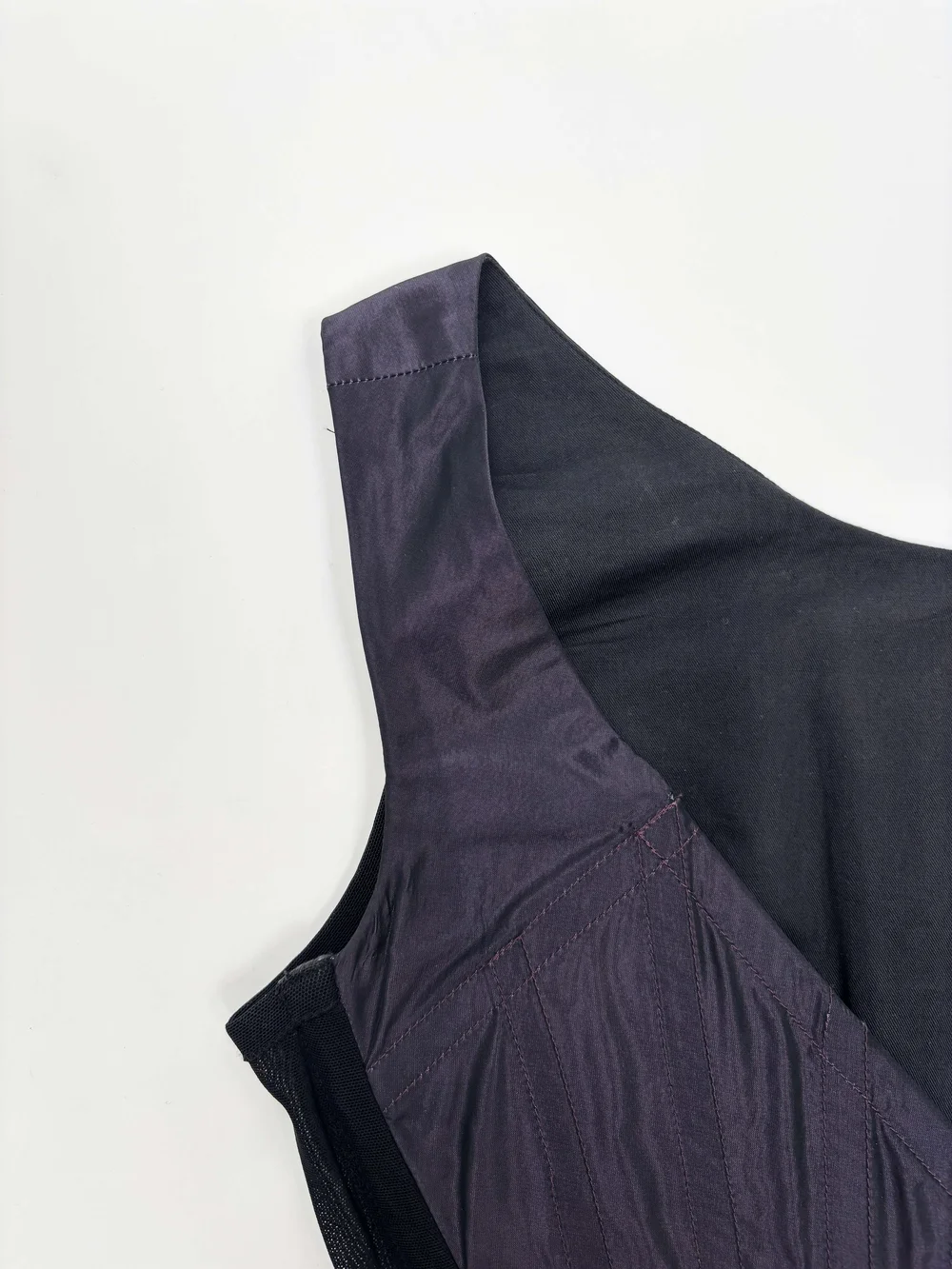 Vivienne Westwood purple iridescent corset — JAMES VELORIA
